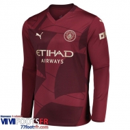 Maillot De Foot Manchester City Third Homme Manche Longue 24 25