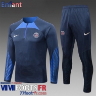 Survetement de Foot PSG bleu marine Enfant 2022 2023 TK518