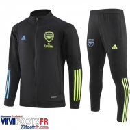 Veste Foot Arsenal noir Homme 2023 2024 B22