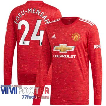 Maillot de foot Manchester United Timothy Fosu-Mensah #24 Domicile Manches longues 2020 2021