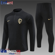 Survetement de Foot Corinthians noir Enfant 2023 2024 TK574