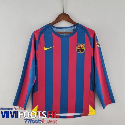 Maillot De Foot Barcelone Domicile Manche Longue Homme 05 06 FG112