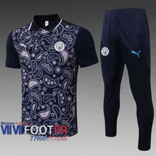 Polo De foot Manchester City Bleu foncé 20-21 P207