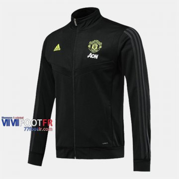 Boutique Veste Foot Manchester United Noir 2019/2020 Nouveau Promo