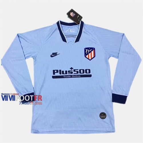 Nouveau Flocage Maillot Foot Atletico Madrid Manche Longue Homme Third 2019-2020 Personnalise :77Footfr