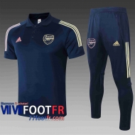 polo de foot Arsenal Bleu foncé C524 20-21