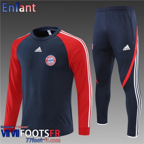 Survetement de Foot Bayern Munich bleu Enfant 21 22 TK189