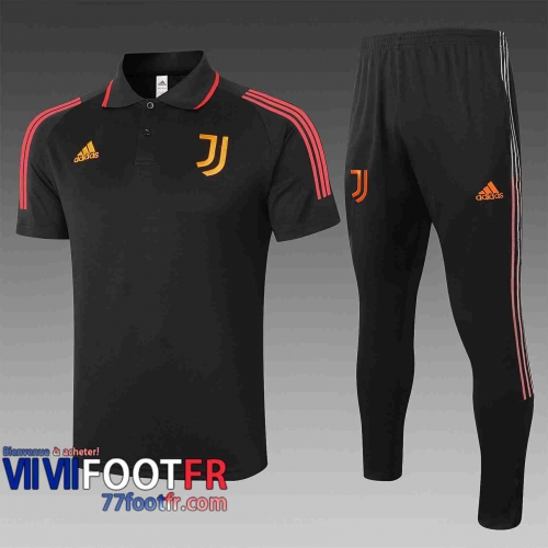 77footfr polo foot Juventus Noir 2020 2021 C594