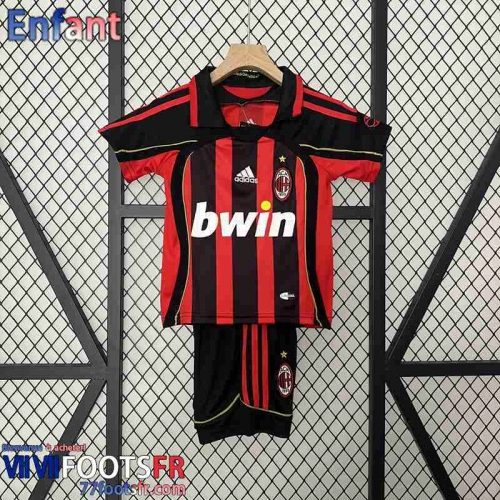 Retro Maillot De Foot AC Milan Domicile Enfant 06 07 FG455