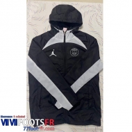 Coupe Vent - Sweat a Capuche PSG Noir Homme 2022 2023 WK161