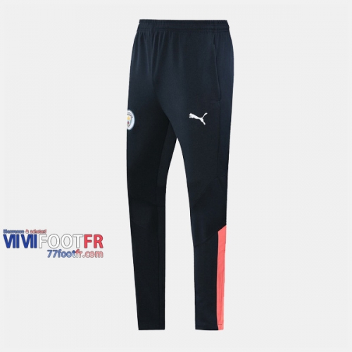 Promo: Nouveau Pantalon Entrainement Foot Manchester City Retro Noir Rose 2019/2020