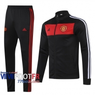 77footfr Veste Foot Manchester United noir - Patron 2020 2021 J155