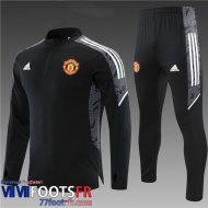 Survetement de Foot Manchester United le noir Enfant 21 22 TK145