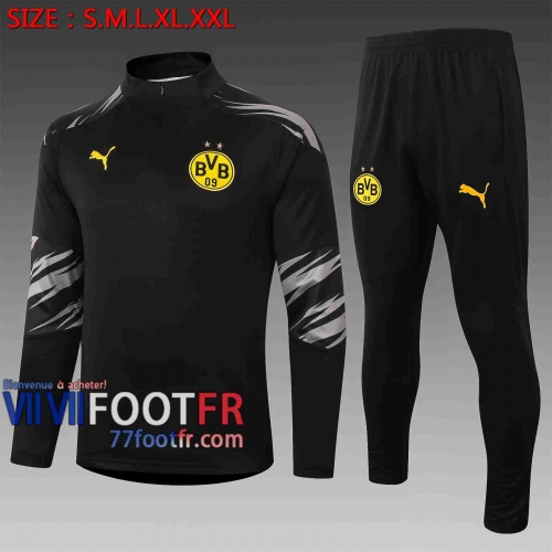 77footfr Dortmund Survetement Foot noir 20-21 B424