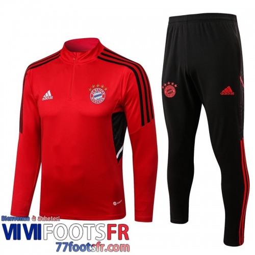 Survetement de Foot Bayern Munich rouge Homme 22 23 TG352