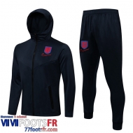 Veste Foot - Sweat A Capuche Angleterre le noir Homme 2021 2022 JK176