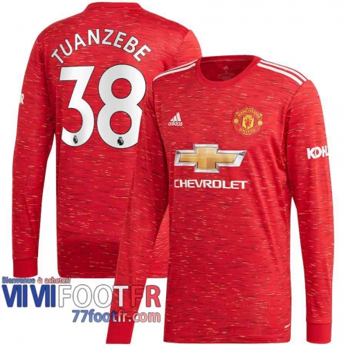 Maillot de foot Manchester United Axel Tuanzebe #38 Domicile Manches longues 2020 2021