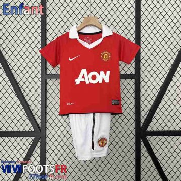 Retro Maillot De Foot Manchester United Domicile Enfant 10 11 FG469