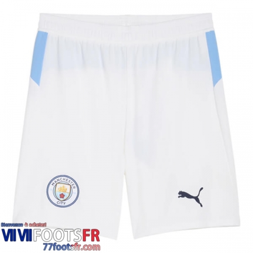 Short de Foot Manchester City Domicile Homme 25 26