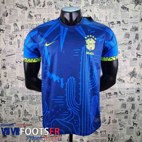 Maillot De Foot Bresil Bleu Homme 2022 2023 AG55