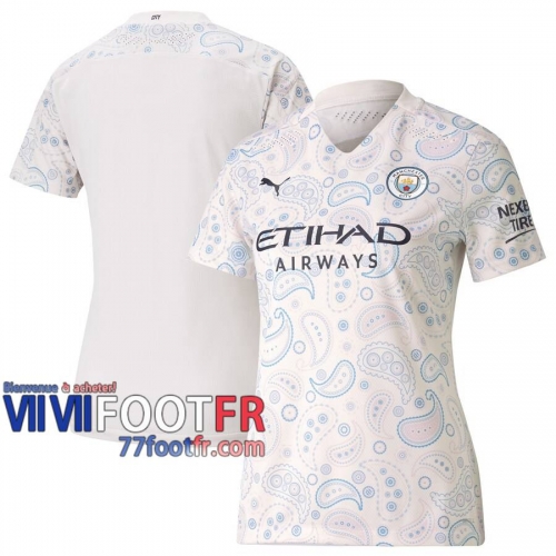 77footfr Manchester City Maillot de foot Third Femme 20-21