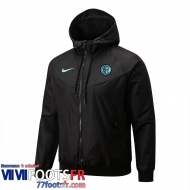 Coupe Vent - Sweat a Capuche Inter Milan noir Homme 2022 2023 WK72