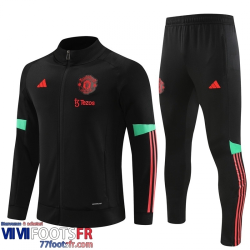Veste Foot Manchester United noir Homme 2023 2024 B33