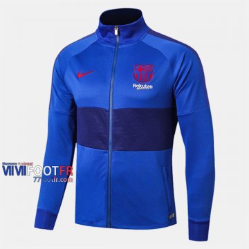 Magasins Veste Foot Barcelone FC Bleu 2019/2020 Nouveau Promo