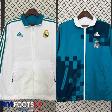 Coupe Vent Reversible Real Madrid Homme 24 25 D239