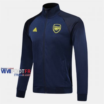 Boutique Veste Foot Arsenal Bleu Fonce 2019/2020 Nouveau Promo