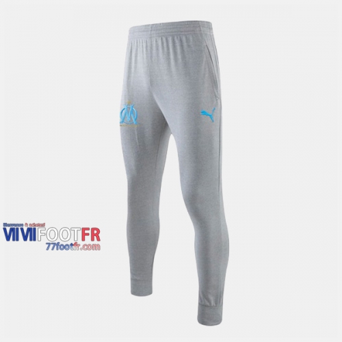 Promo: Les Nouveaux Pantalon Entrainement Foot Olympique De Marseille Mode Gris 2019/2020