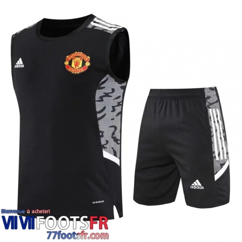 Sans manches Manchester United noir Homme 2022 2023 PL493