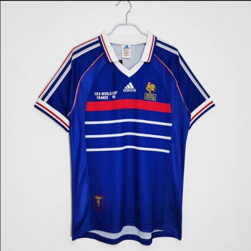 Retro Maillot De Foot France Domicile Homme 1998 FD410