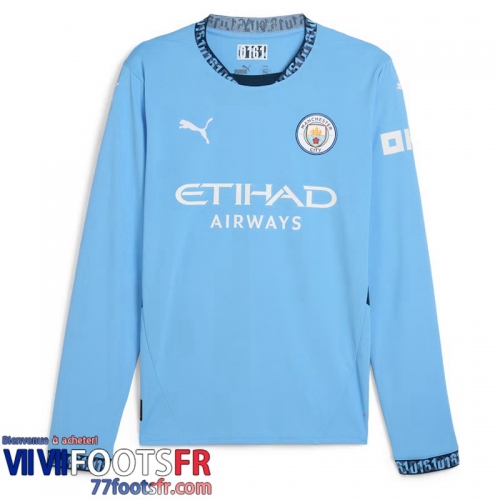 Maillot De Foot Manchester city Domicile Homme Manche Longue 24 25