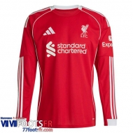 Maillot De Foot Liverpool Domicile Homme Manche Longue 25 26