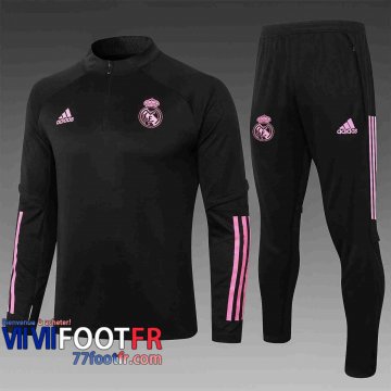 77footfr Survetement Foot Real Madrid Noir 2020 2021 B442