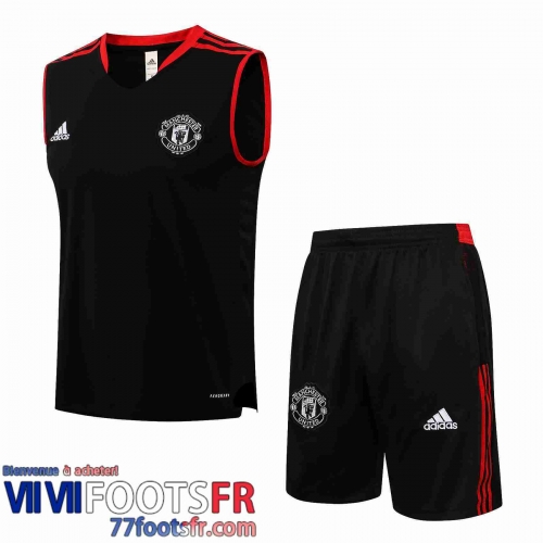 Sans manches Manchester United noir Homme 21 22 PL225