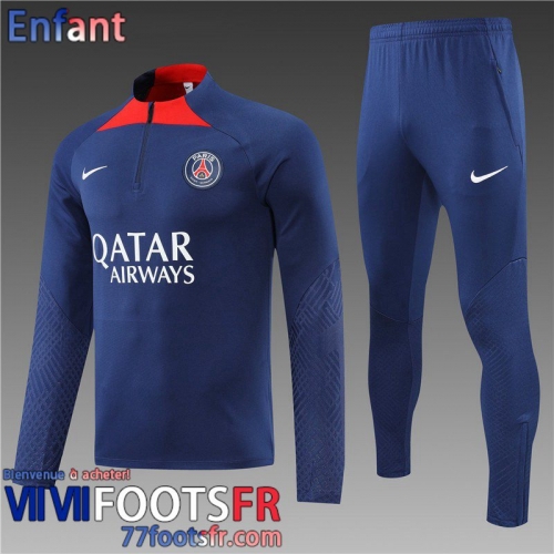 Survetement de Foot PSG bleu Enfant 22 23 TK330