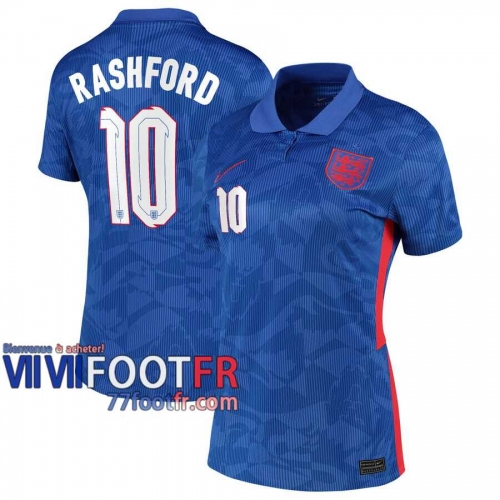 77footfr Angleterre Maillot de foot Rashford #10 Exterieur Femme 20-21