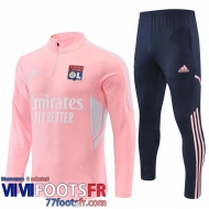 Survetement de Foot Lyon rose Homme 22 23 TG315