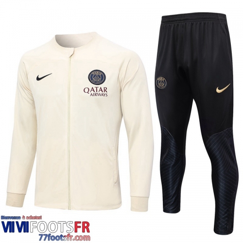 Veste Foot PSG abricot Homme 2023 2024 JK704